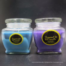 Wholesale Filling Scented Glass Jar Soybean Wax Candle